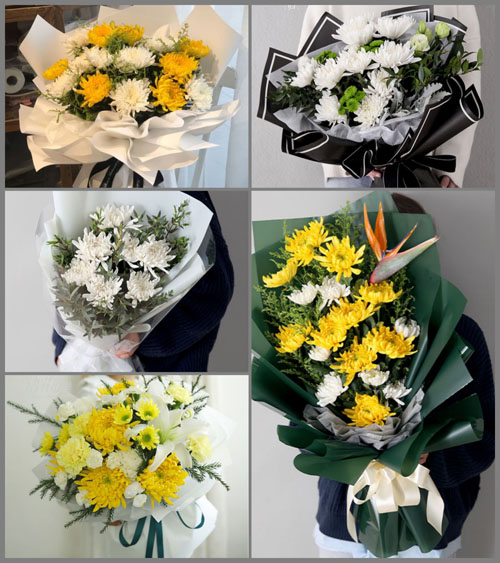 广东肇庆市怀集县连麦镇文岗村白事花束代送